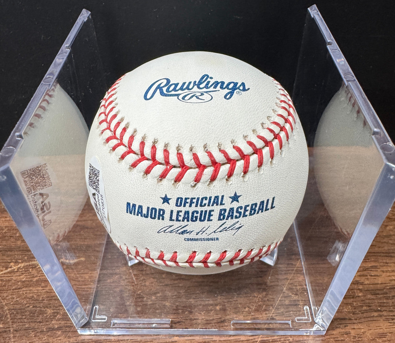 Javier Baez Signed Autographed Rawlings OML Baseball JSA *838