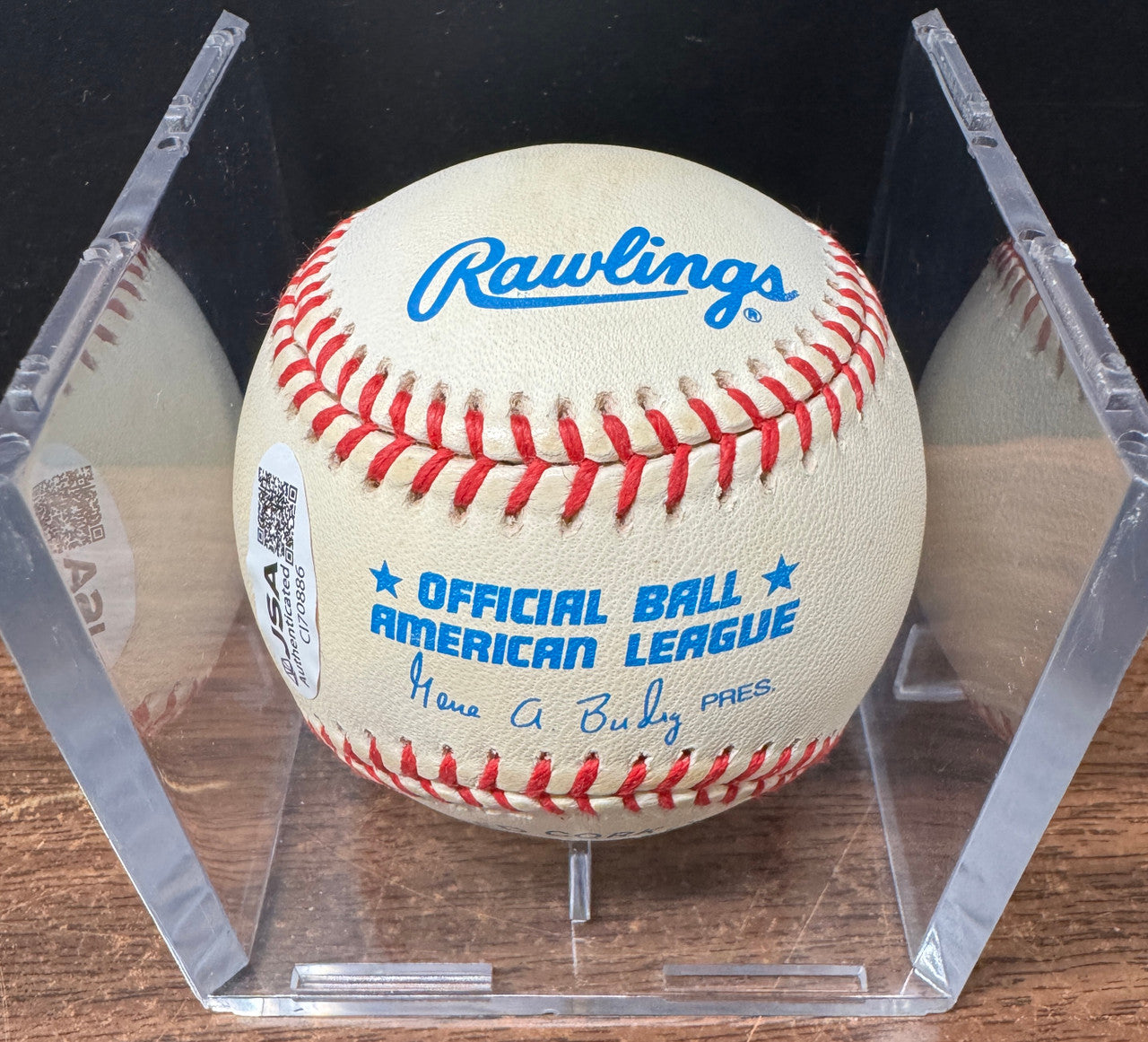 Alex Rodriguez Signed Autographed Rawlings OAL Baseball JSA *886