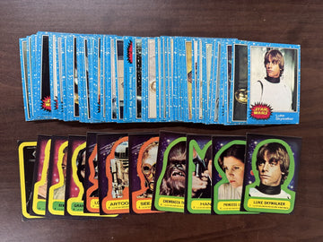 1977 Topps Star Wars Series 1 Complete Set (66) W/ Stickers (11) EX-NM
