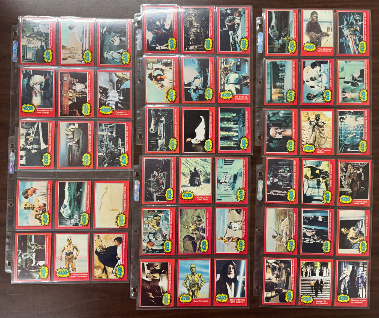 1977 Topps Star Wars Series 2 Complete Set (66) W/ Stickers (11) NM