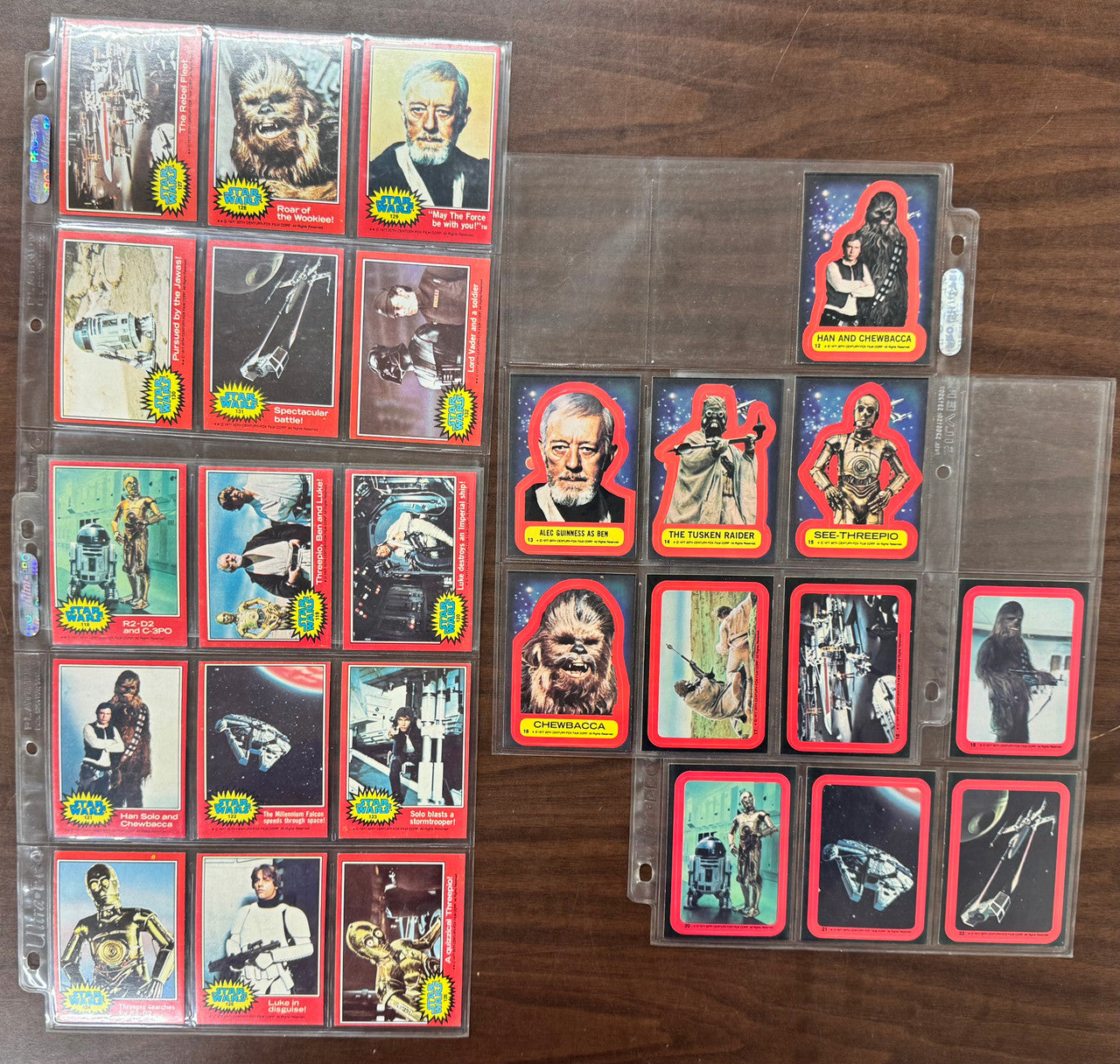 1977 Topps Star Wars Series 2 Complete Set (66) W/ Stickers (11) NM