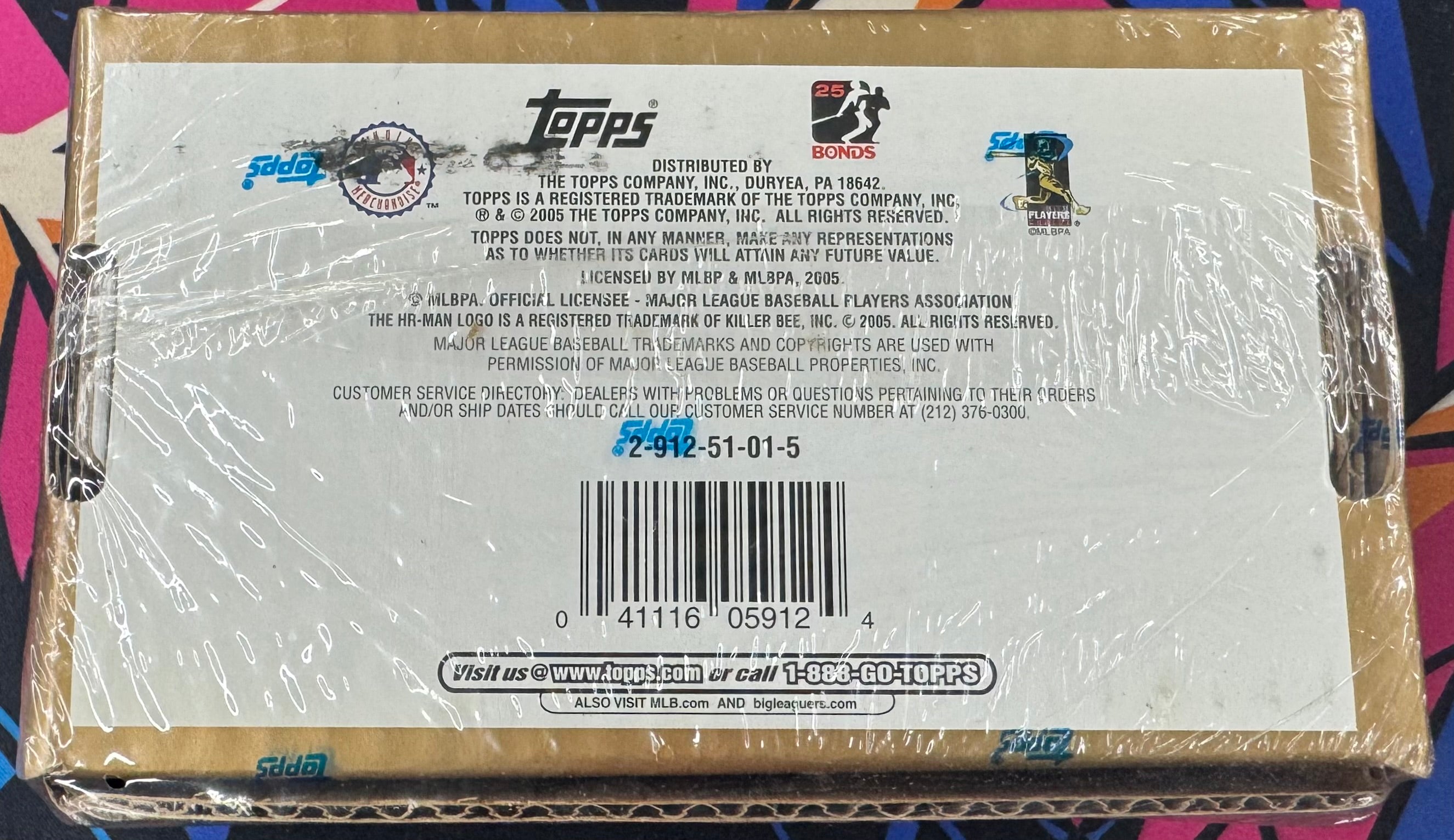 2005 Topps Update & Highlights Baseball Factory Set Sealed