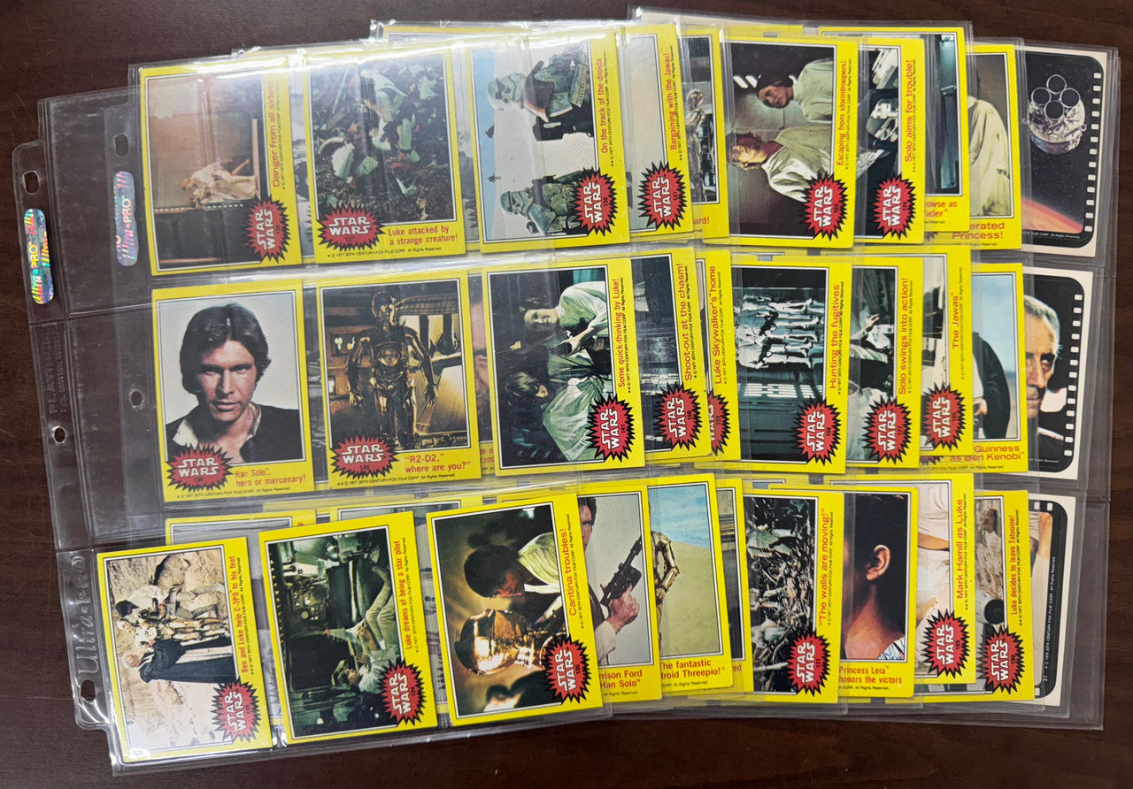 1977 Topps Star Wars Series 3 Complete Set (66) W/ Stickers (11) EX-NM+