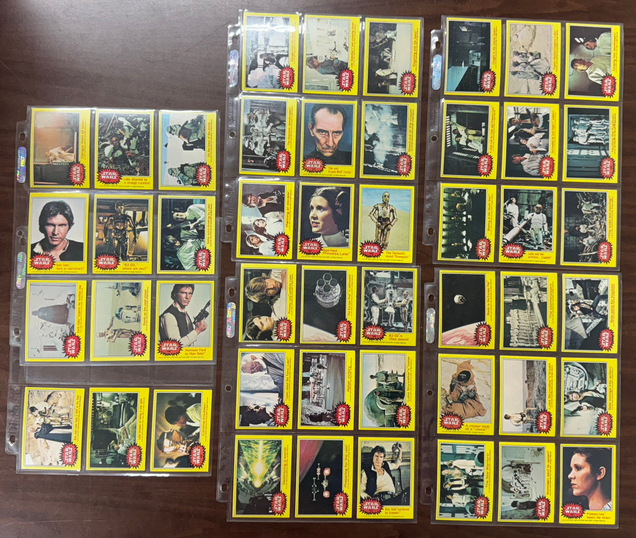 1977 Topps Star Wars Series 3 Complete Set (66) W/ Stickers (11) EX-NM+