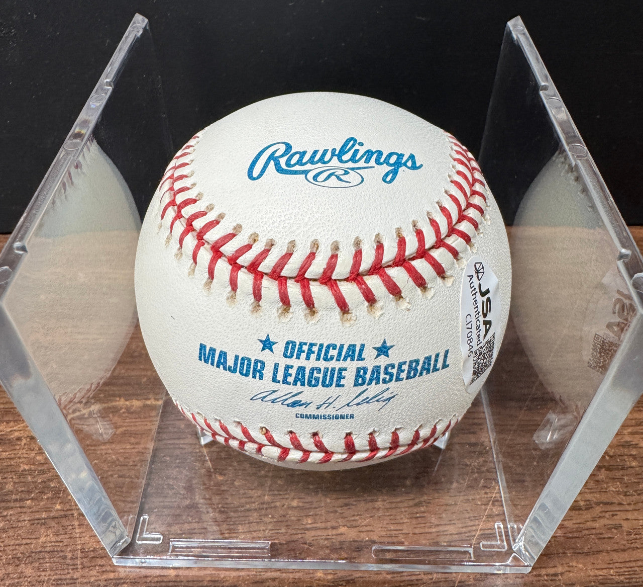 Alfonso Soriano Signed Autographed Rawlings OML Baseball JSA