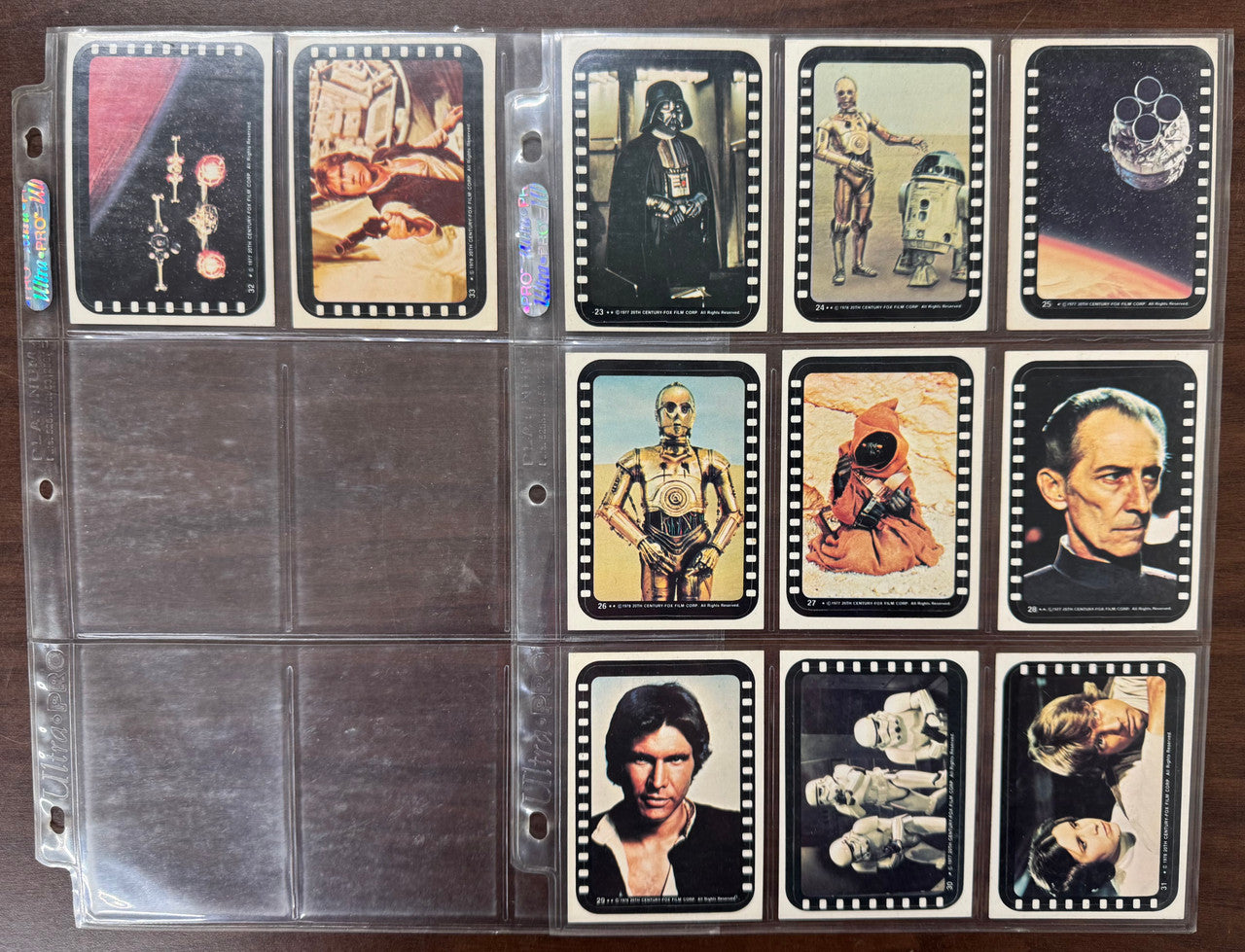 1977 Topps Star Wars Series 3 Complete Set (66) W/ Stickers (11) EX-NM+
