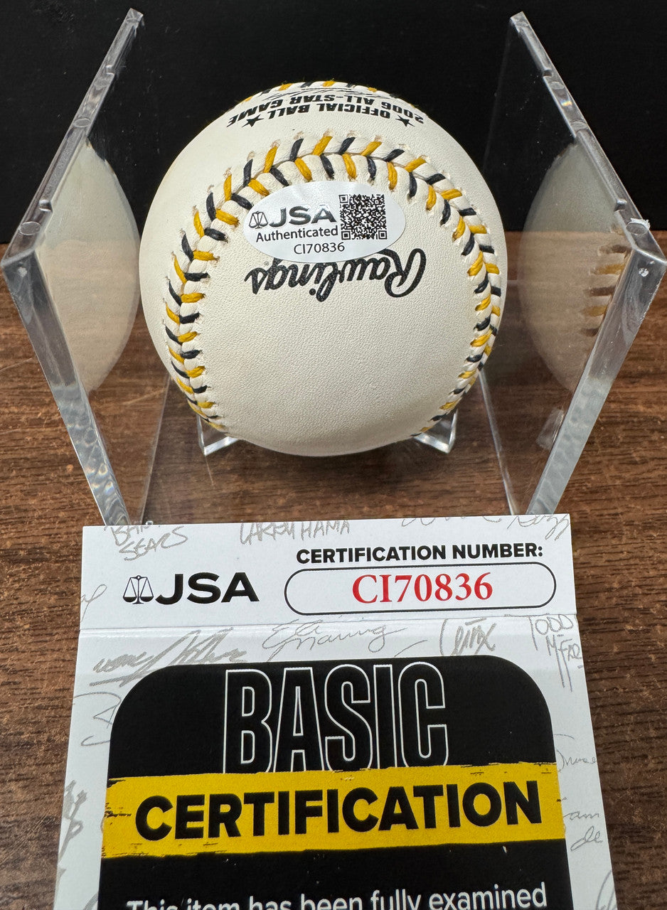 Vernon Wells Signed Autographed Rawlings 2006 All-Star Game Baseball JSA