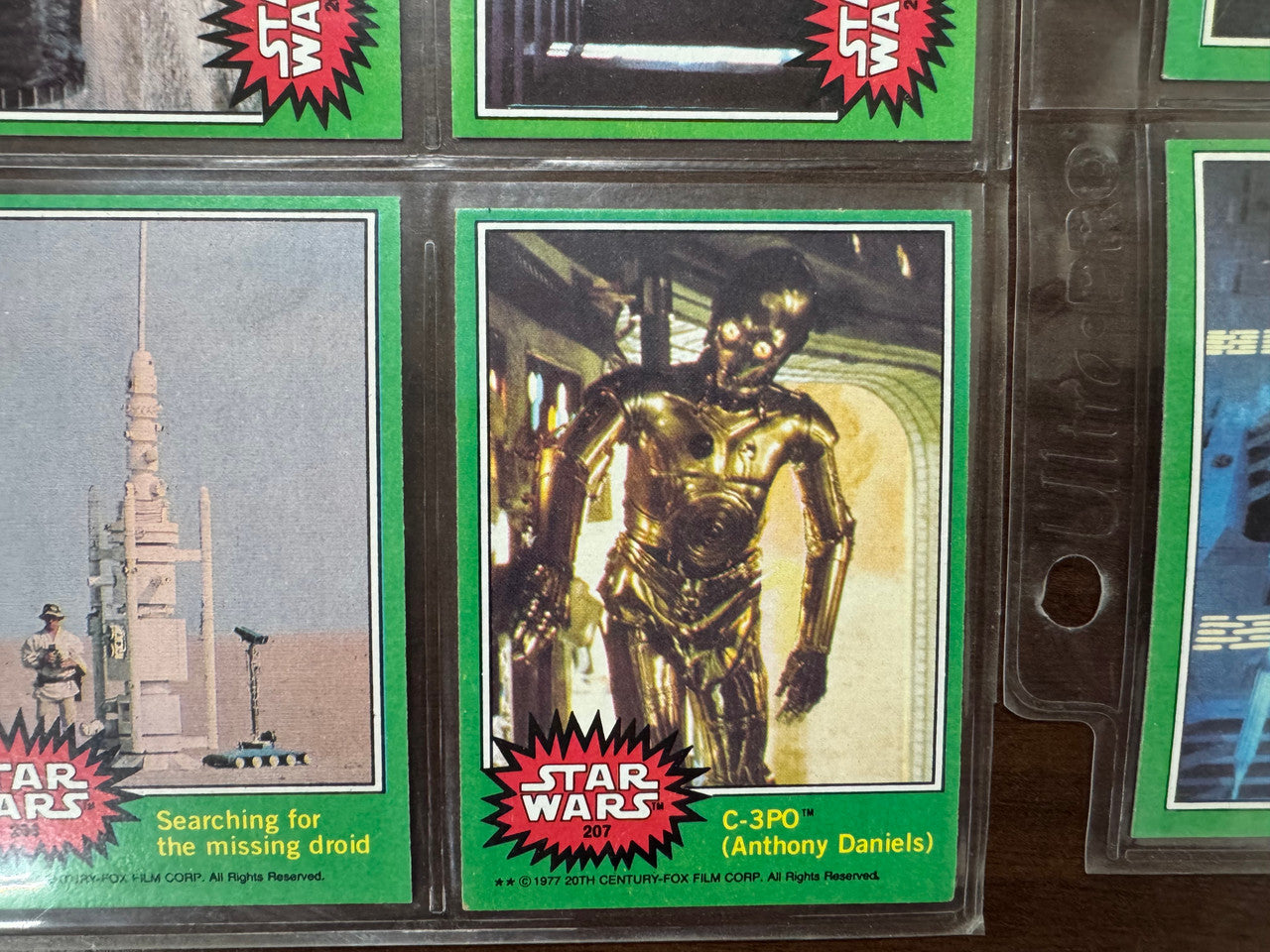 1977 Topps Star Wars Series 4 Complete Set (66) Fixed C3PO W/ Stickers (11) NM