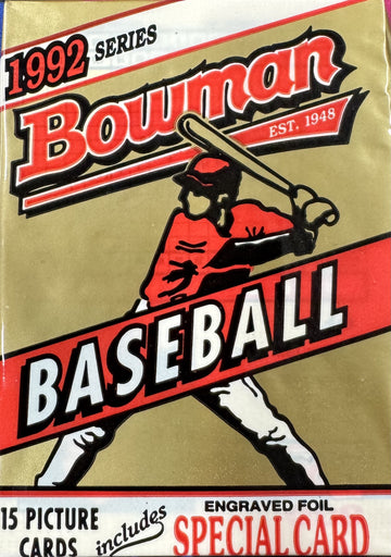 1992 Bowman Baseball Wax Pack