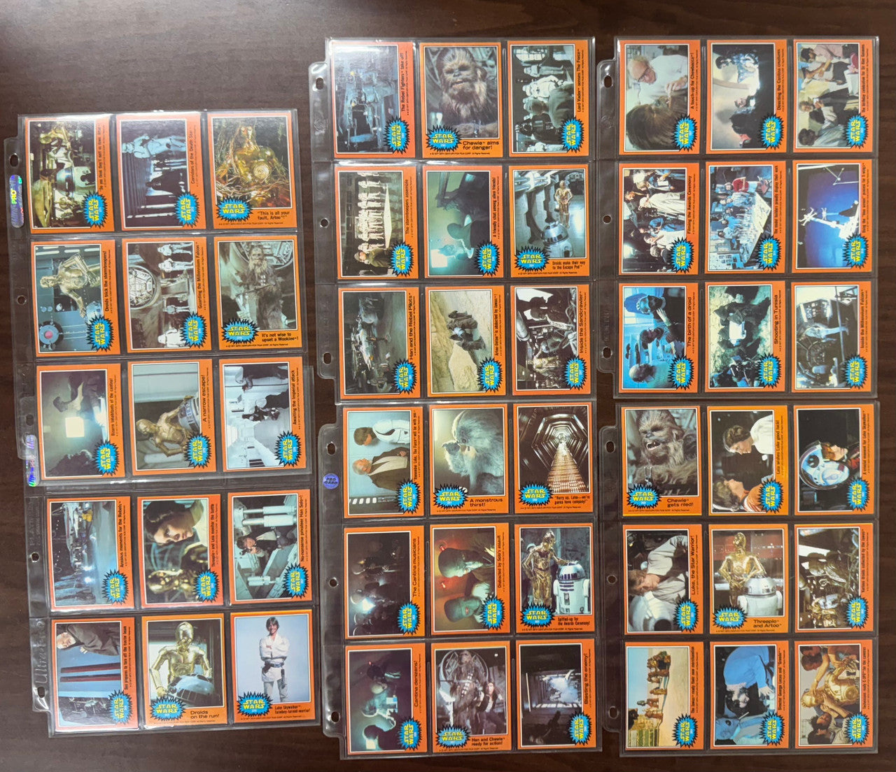 1977 Topps Star Wars Series 5 Complete Set (66) W/ Stickers (11) NM
