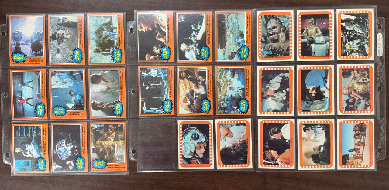 1977 Topps Star Wars Series 5 Complete Set (66) W/ Stickers (11) NM
