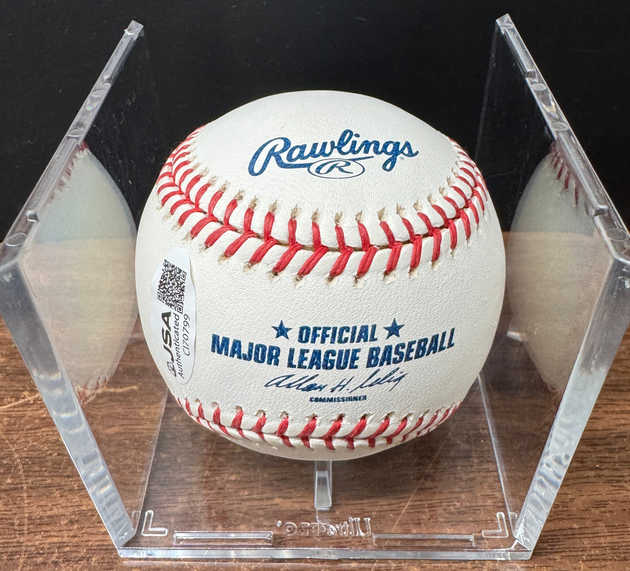 Victor Martinez Signed Autographed Rawlings OML Baseball JSA