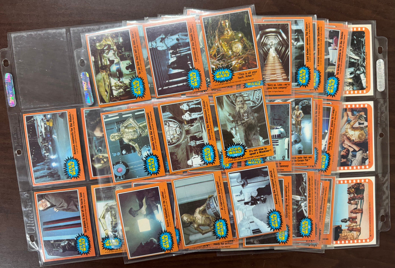 1977 Topps Star Wars Series 5 Complete Set (66) W/ Stickers (11) NM