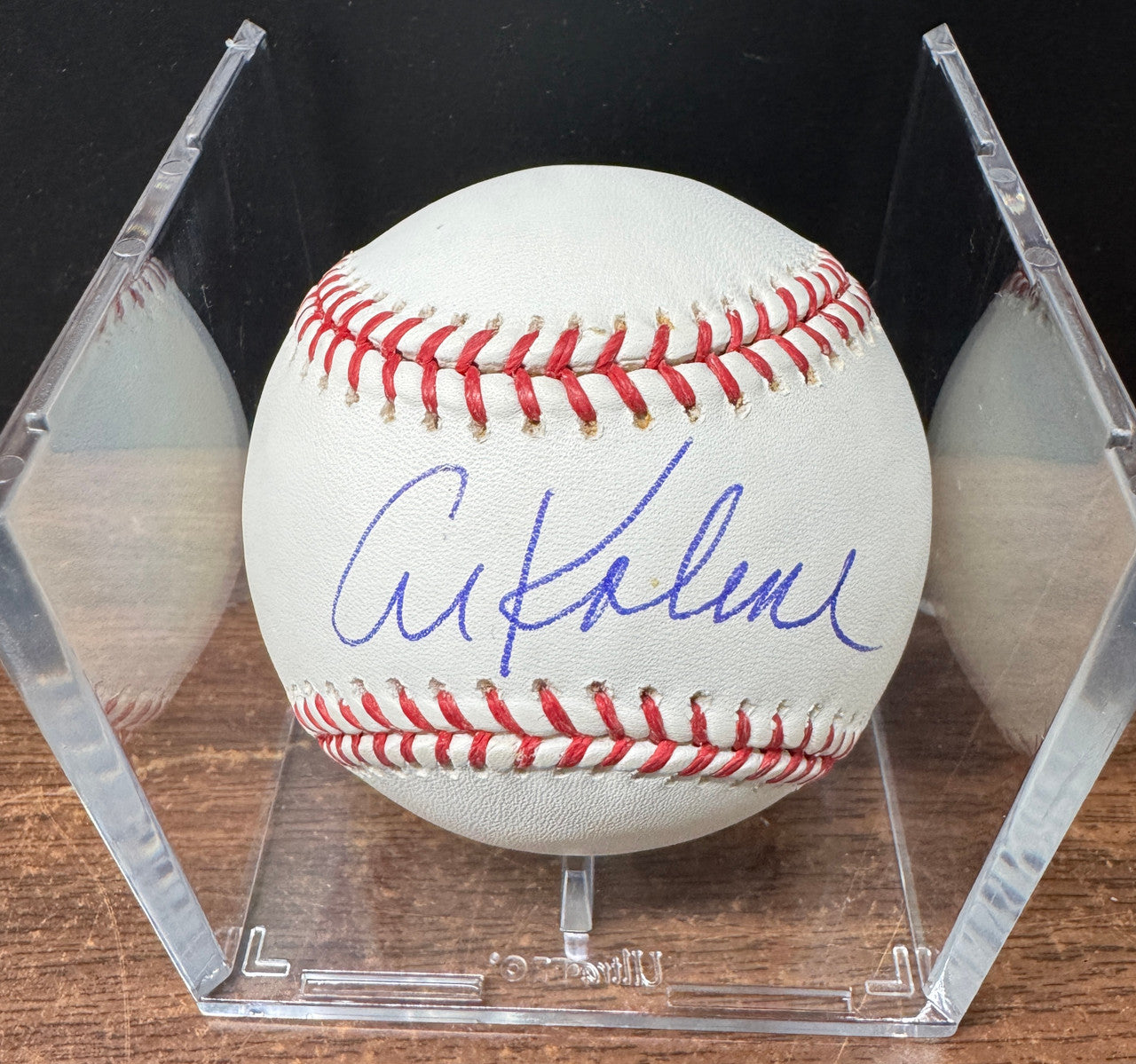 Al Kaline Signed Autographed Rawlings OML Baseball JSA *819