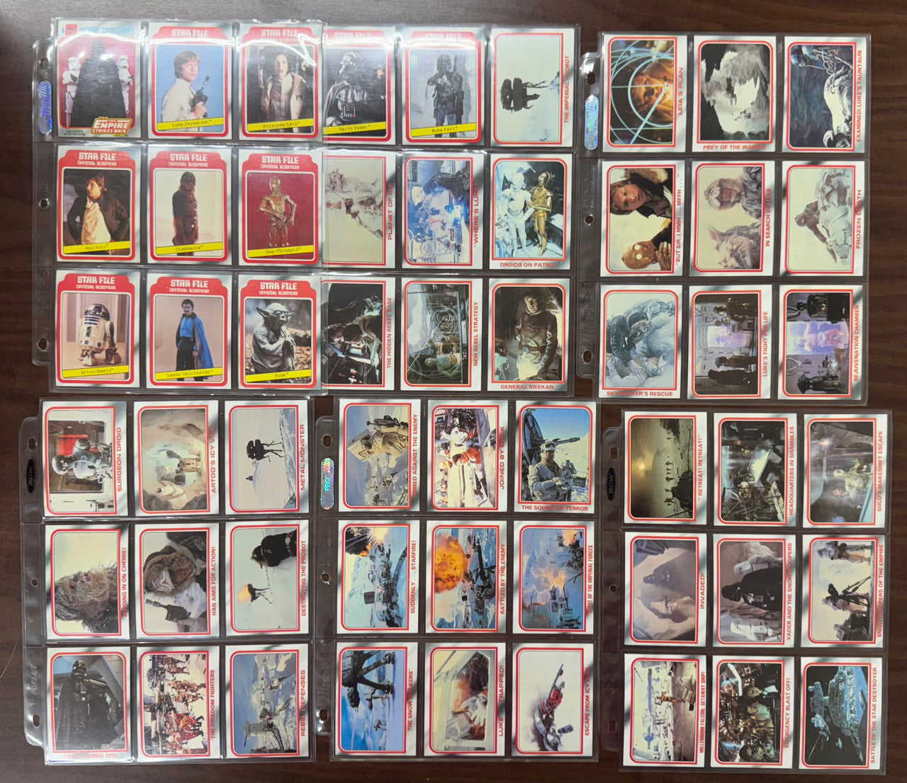 1980 Topps Empire Strikes Back Series 1 Complete Set (132) W/ Stickers (33) NM