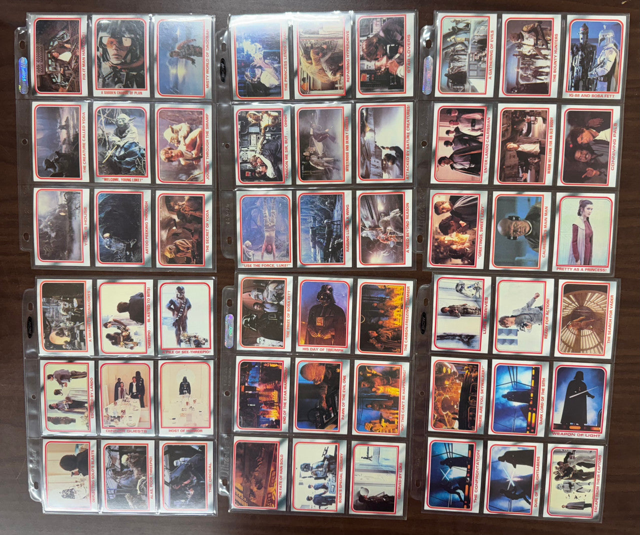 1980 Topps Empire Strikes Back Series 1 Complete Set (132) W/ Stickers (33) NM