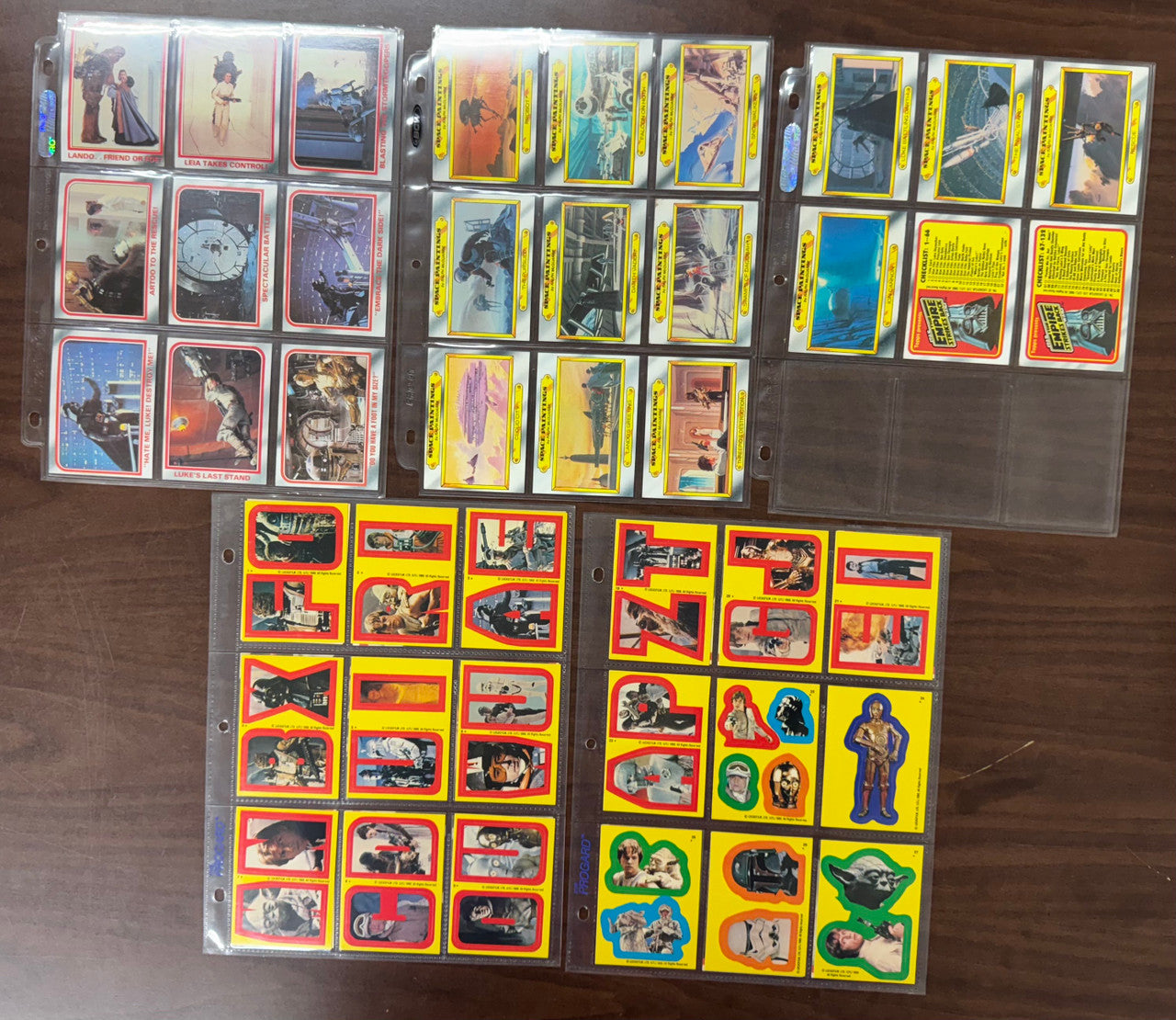 1980 Topps Empire Strikes Back Series 1 Complete Set (132) W/ Stickers (33) NM