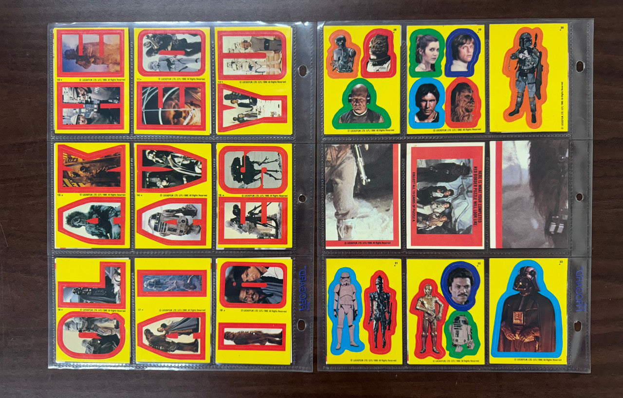 1980 Topps Empire Strikes Back Series 1 Complete Set (132) W/ Stickers (33) NM