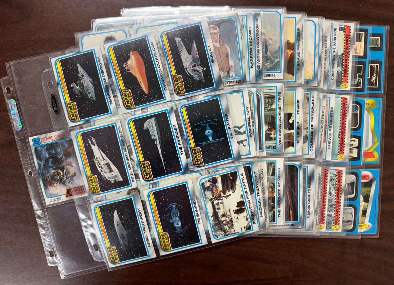 1980 Topps Empire Strikes Back Series 2 Complete Set (132) W/ Stickers (33) NM