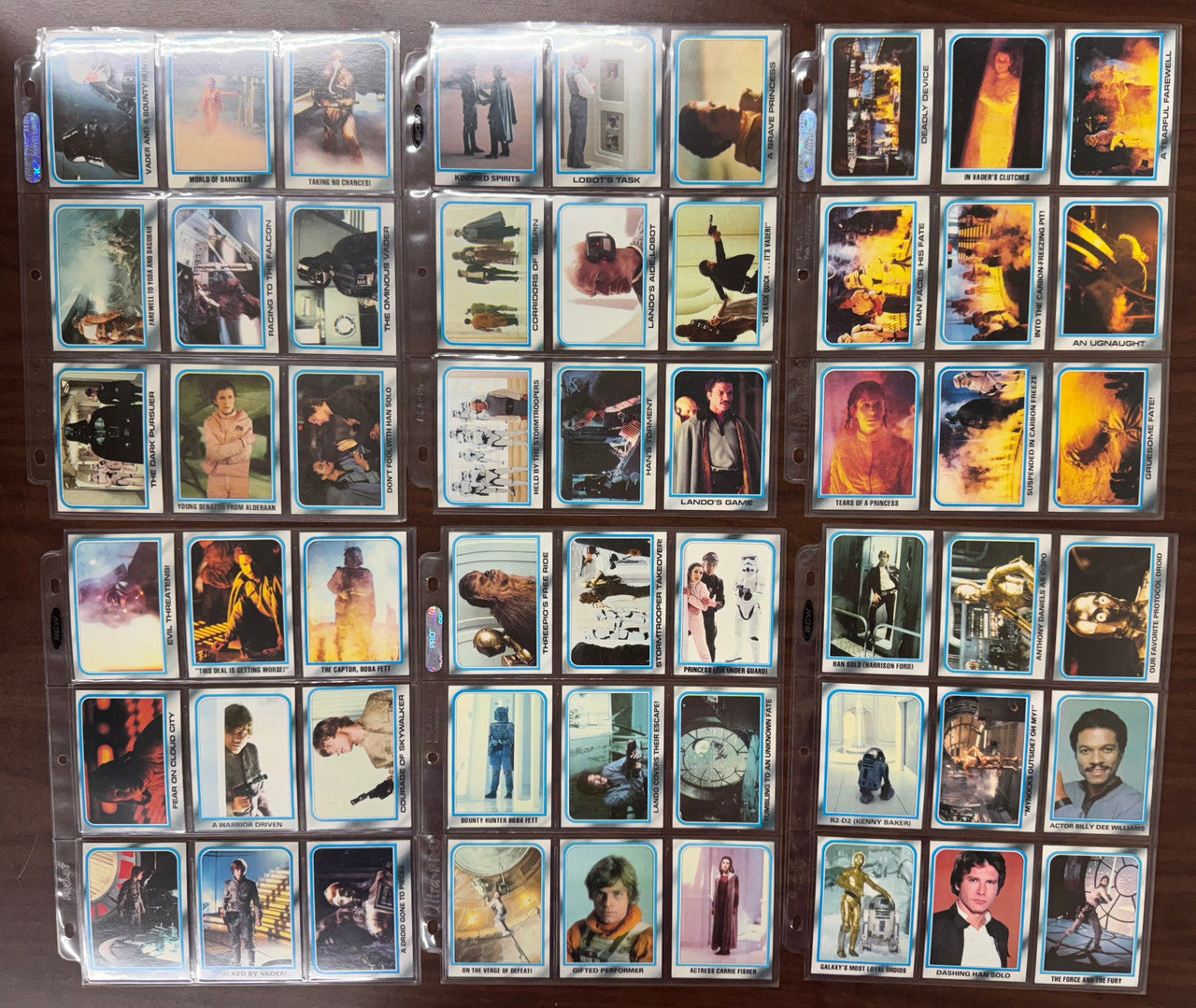 1980 Topps Empire Strikes Back Series 2 Complete Set (132) W/ Stickers (33) NM