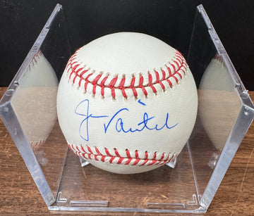 Jason Varitek Signed Autographed Rawlings OML Baseball JSA