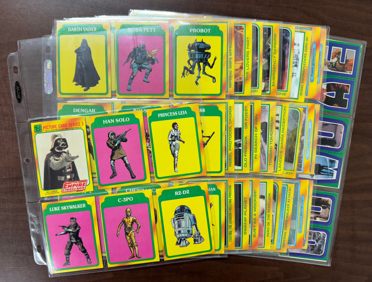 1980 Topps Empire Strikes Back Series 3 Complete Set (88) W/ Stickers (22) NM