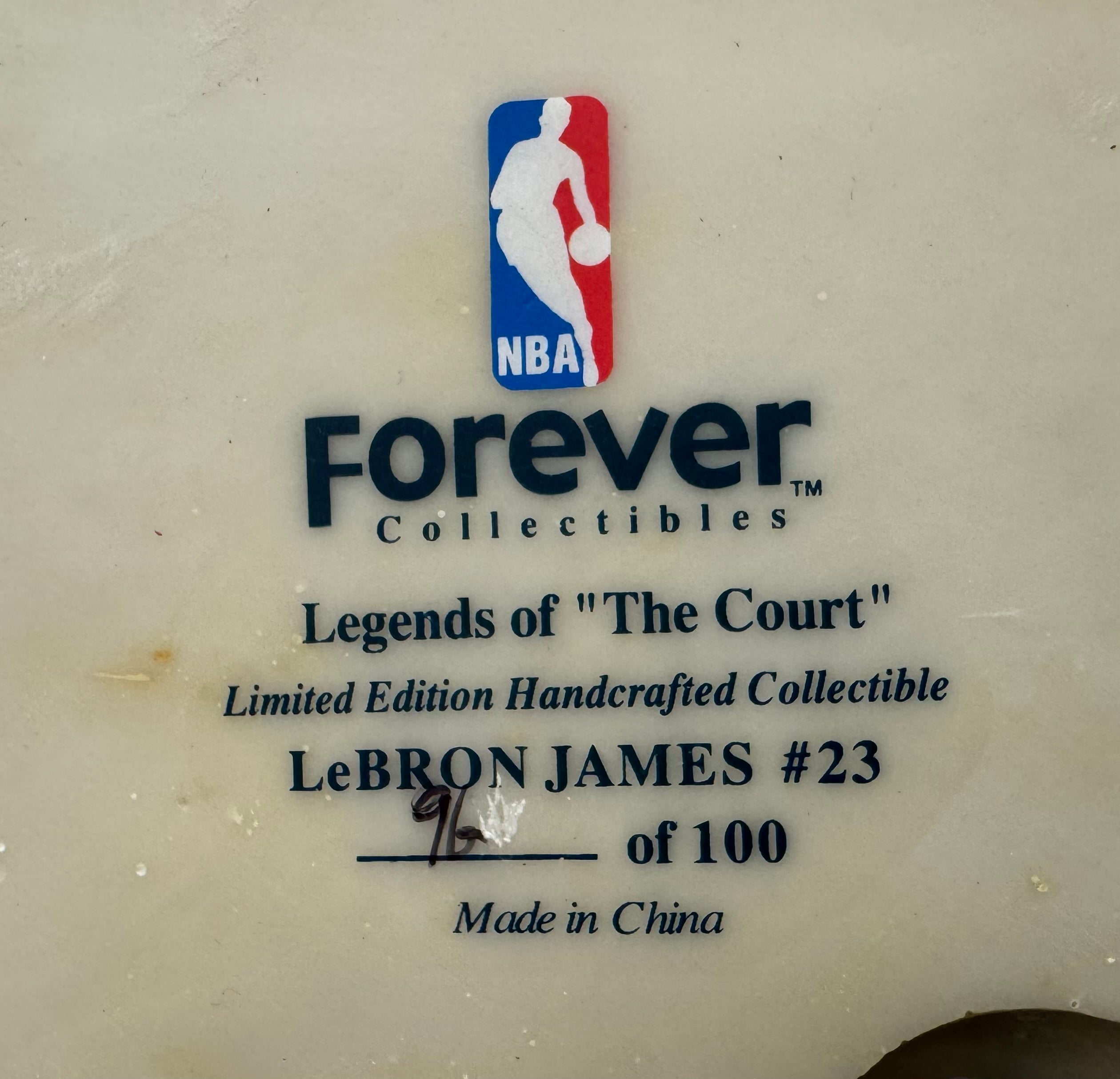LeBron James #23 NBA Legends of "The Court" 18in Rare Bobblehead /100