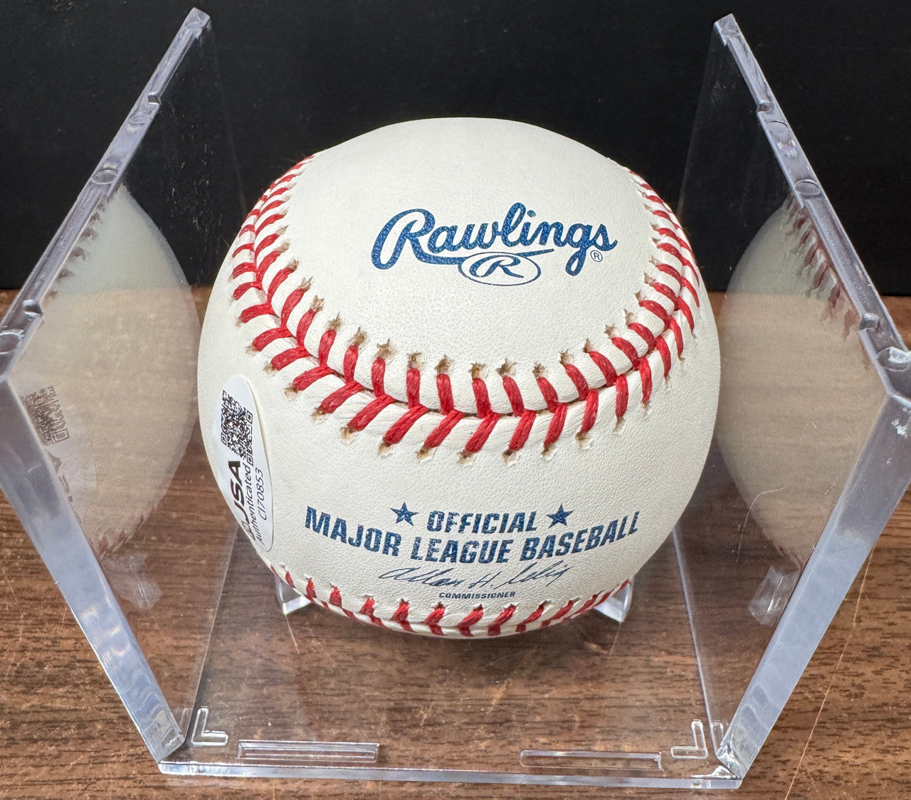 Terry Francona Signed Autographed Rawlings OML Baseball JSA