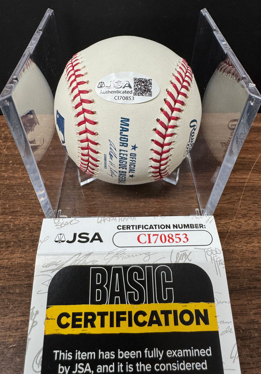 Terry Francona Signed Autographed Rawlings OML Baseball JSA