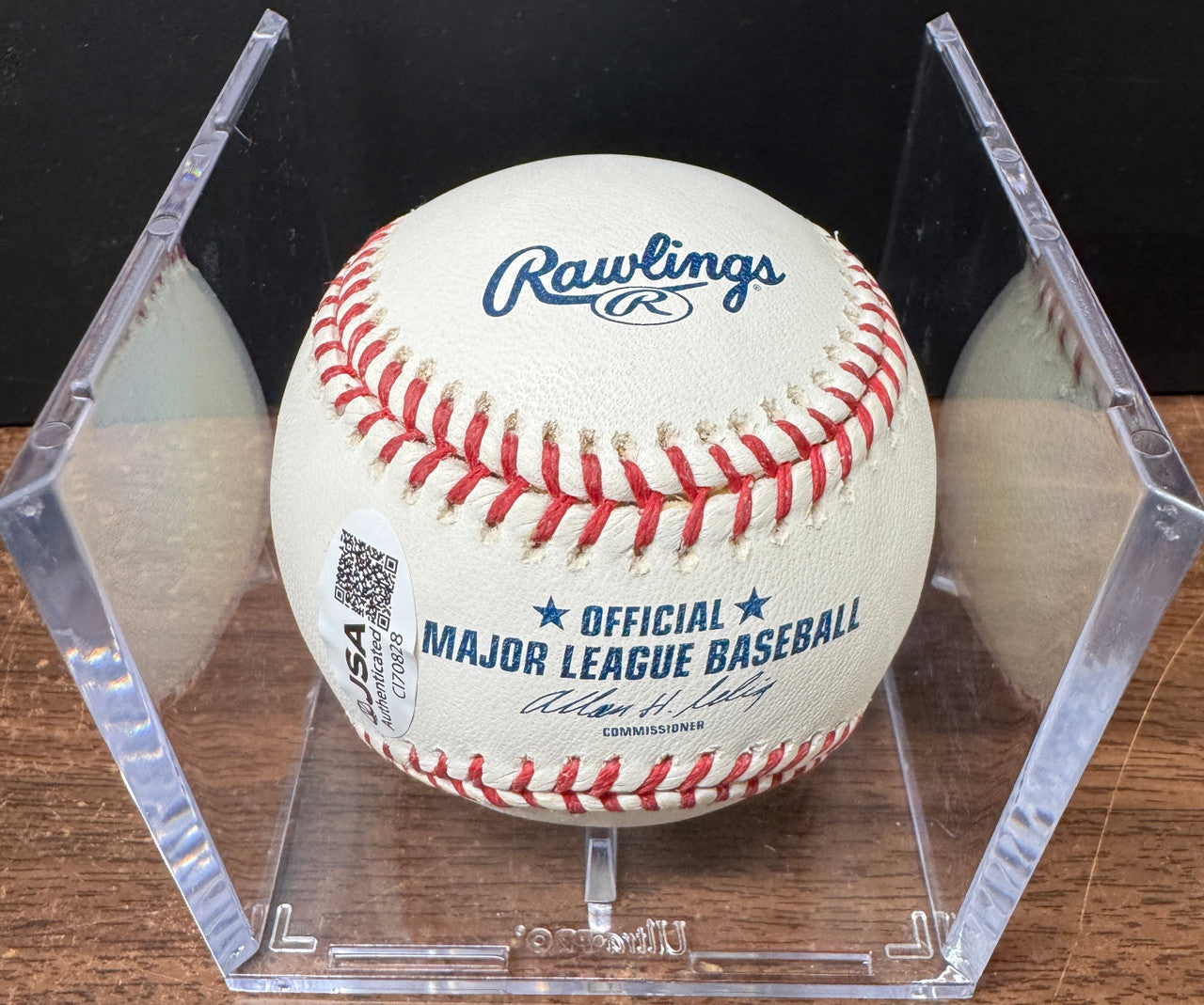 Jim Leyland Signed Autographed Rawlings OML Baseball JSA