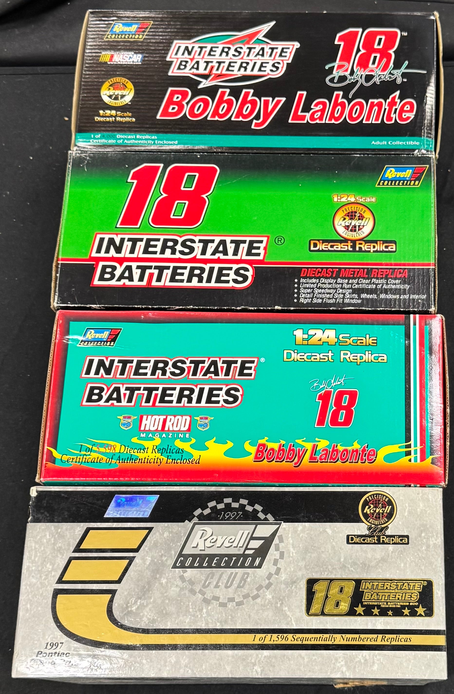 Bobby Labonte #18 Interstate Batteries Revell Collection 1:24 Diecast Car Lot