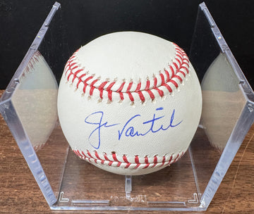 Jason Varitek Signed Autographed Rawlings OML Baseball JSA *847