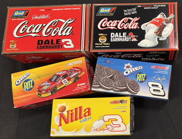 Dale Earnhardt Jr. Coca-Cola and Oreo Ritz 1:24 Diecast Car Lot