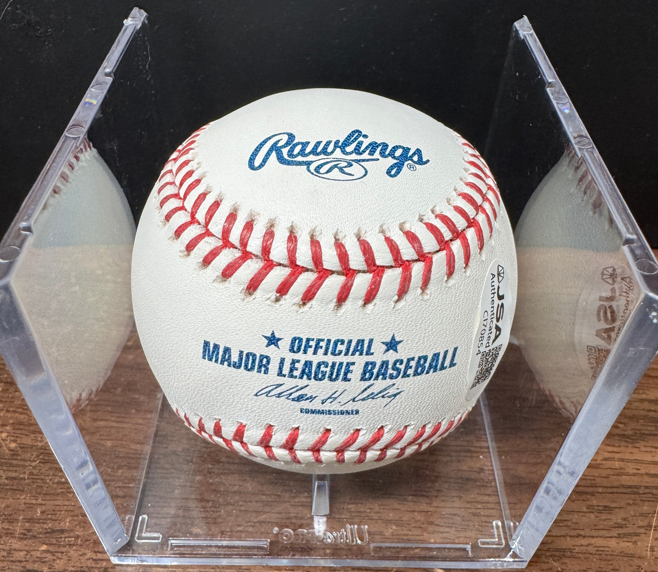 Jose Bautista Signed Autographed Rawlings OML Baseball JSA