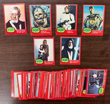 1977 Topps Star Wars Series 2 Complete Set (66) No Stickers Poor-Good