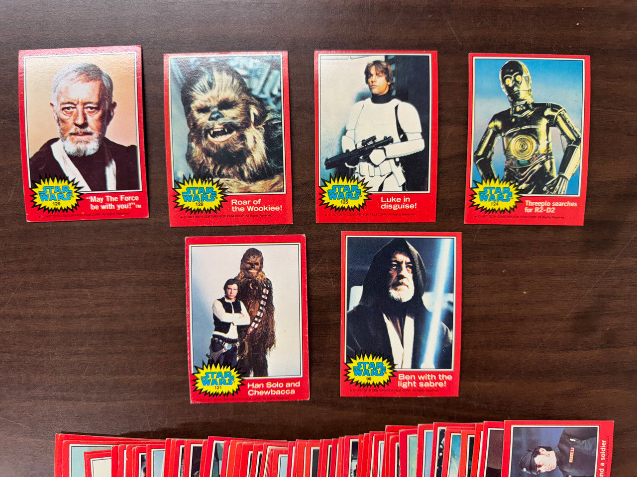 1977 Topps Star Wars Series 2 Complete Set (66) No Stickers Poor-Good