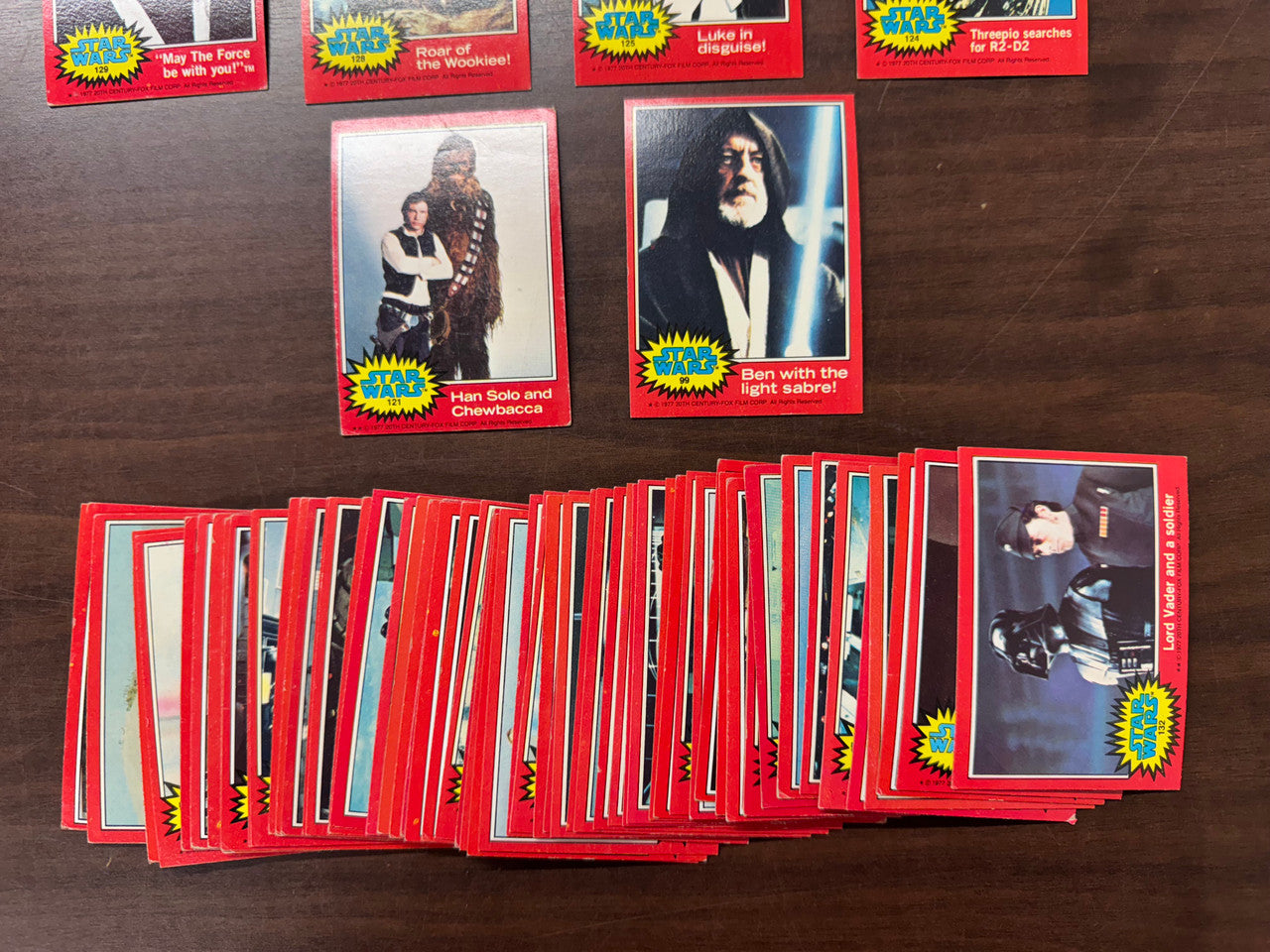 1977 Topps Star Wars Series 2 Complete Set (66) No Stickers Poor-Good