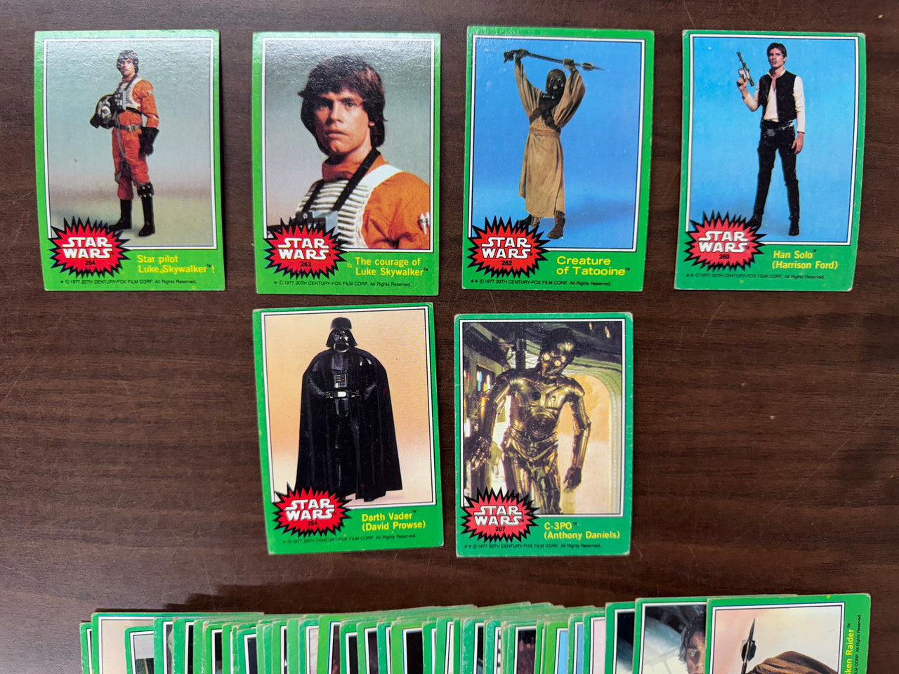 1977 Topps Star Wars Series 4 Complete Set (66) Fixed C3PO No Stickers Poor-Good