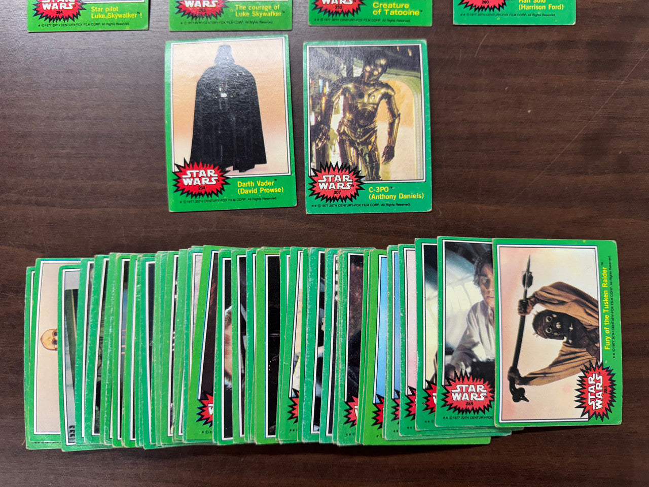 1977 Topps Star Wars Series 4 Complete Set (66) Fixed C3PO No Stickers Poor-Good