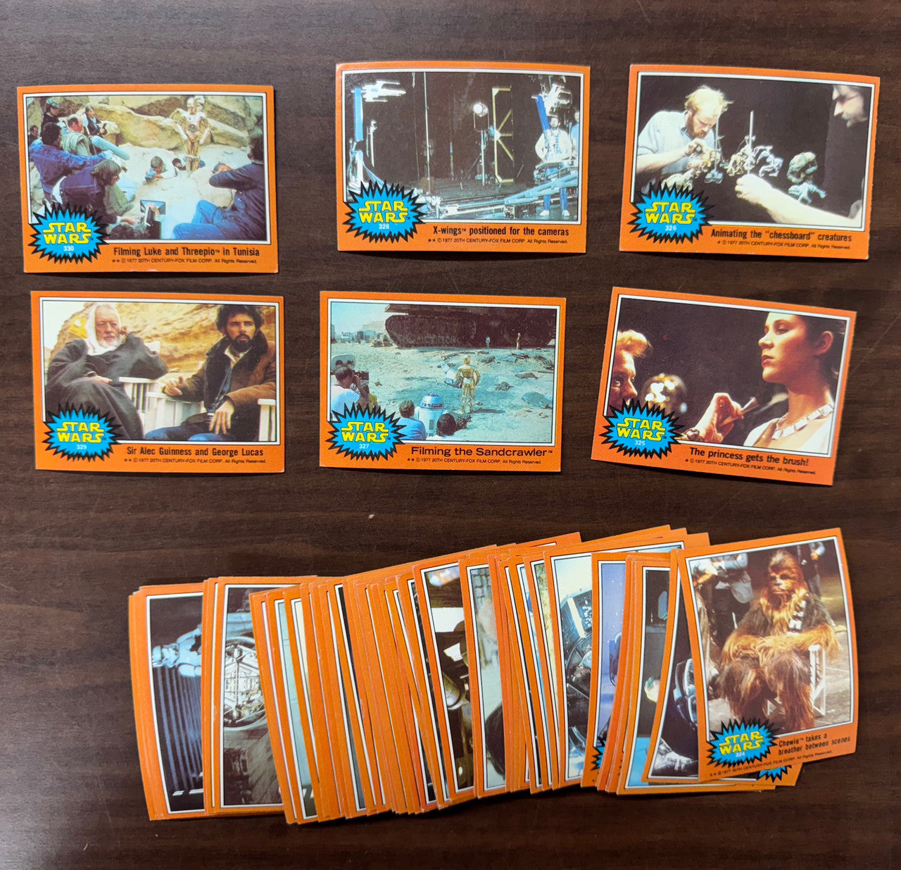 1977 Topps Star Wars Series 5 Complete Set (66) No Stickers VG-EX "B"