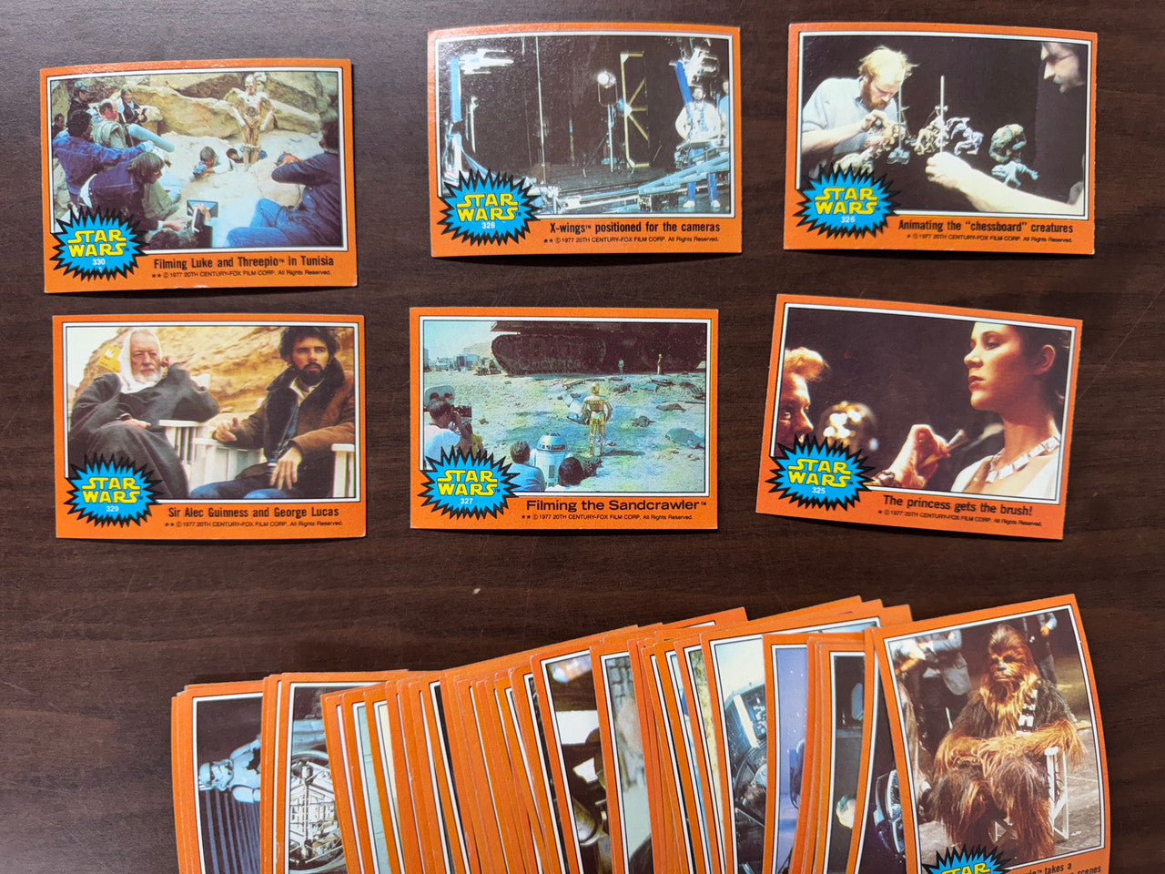 1977 Topps Star Wars Series 5 Complete Set (66) No Stickers VG-EX "B"