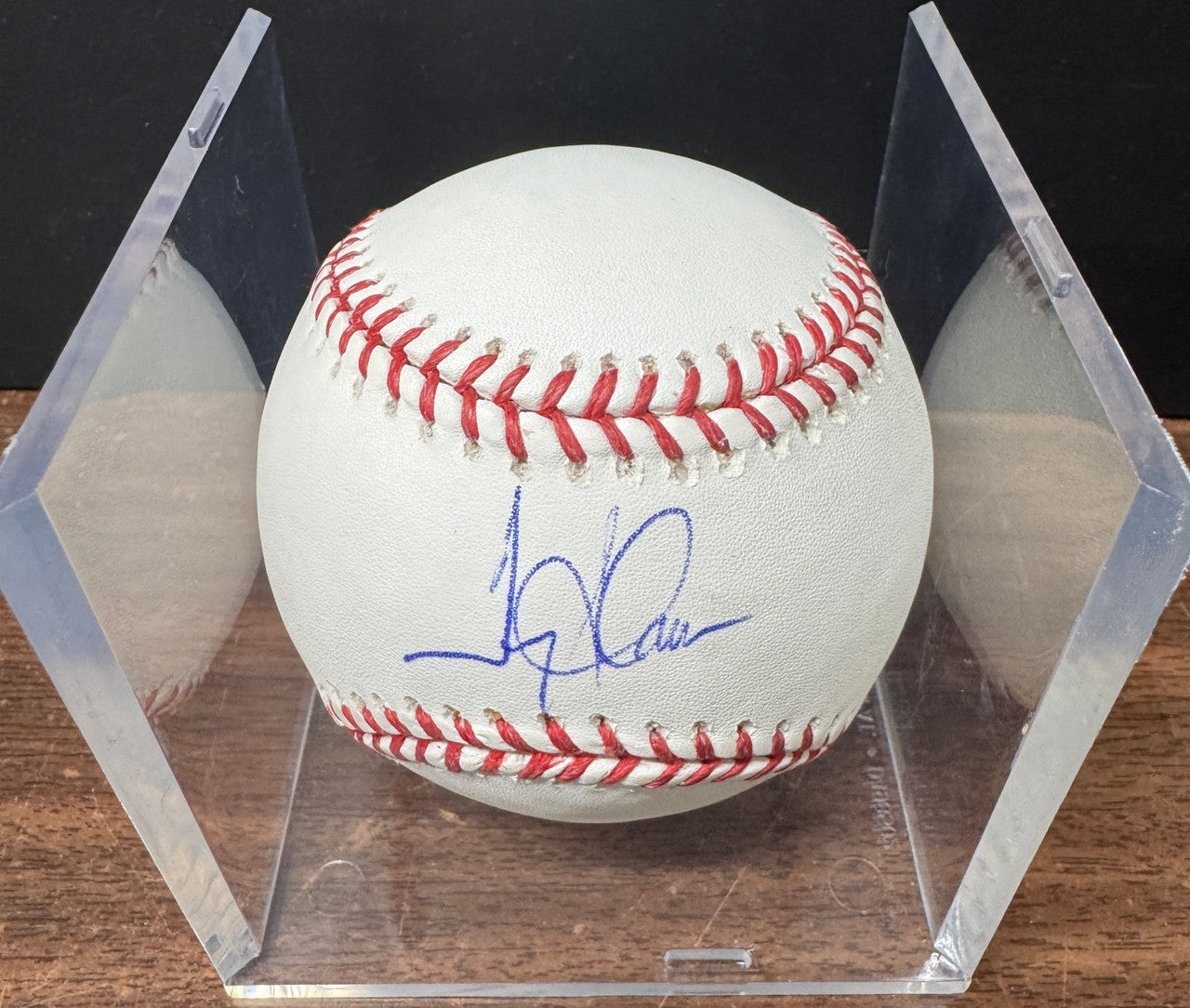 Troy Glaus Signed Autographed Rawlings OML Baseball JSA *845