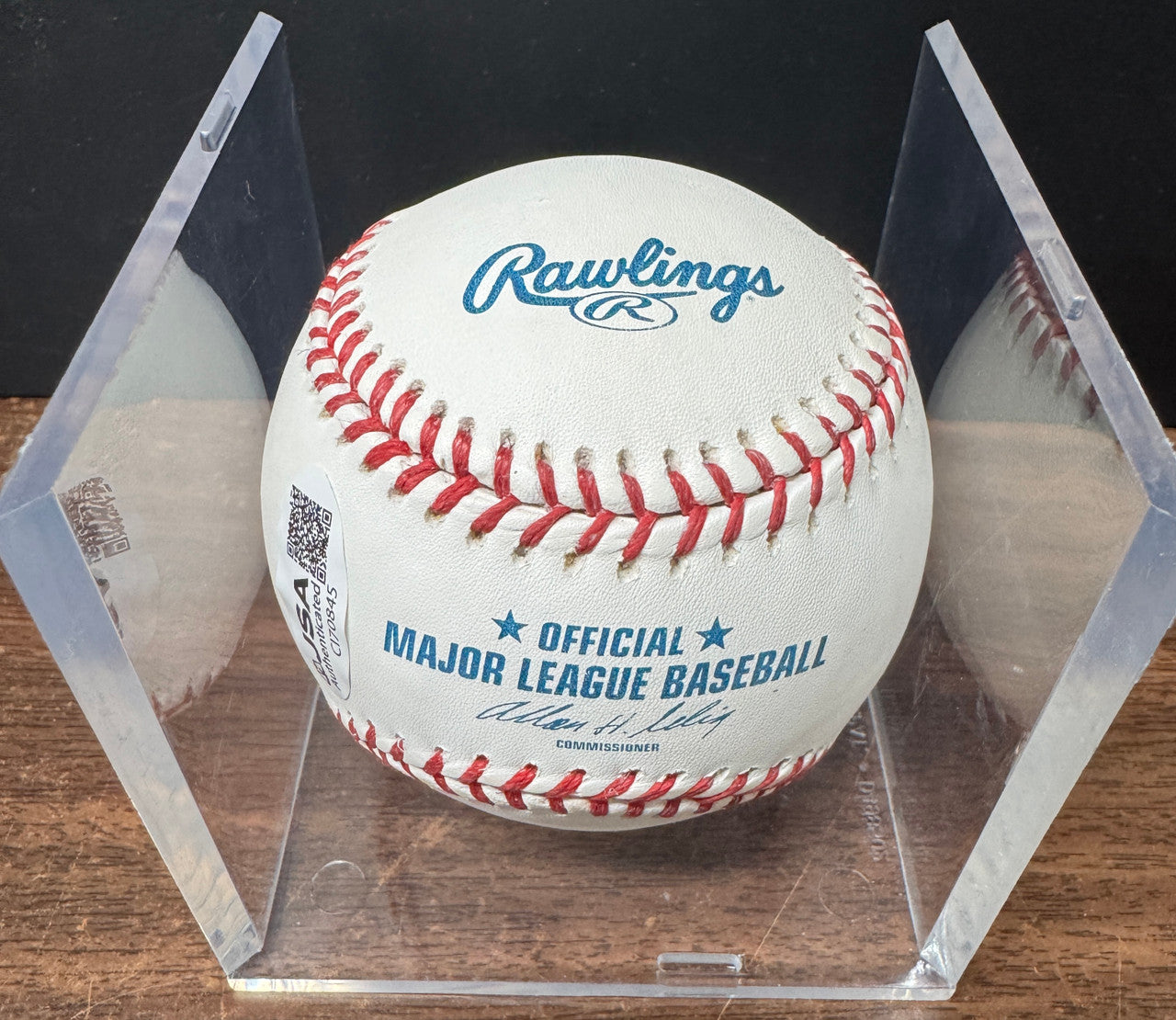 Troy Glaus Signed Autographed Rawlings OML Baseball JSA *845