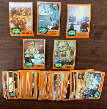 1977 Topps Star Wars Series 5 Complete Set (66) No Stickers VG-EX
