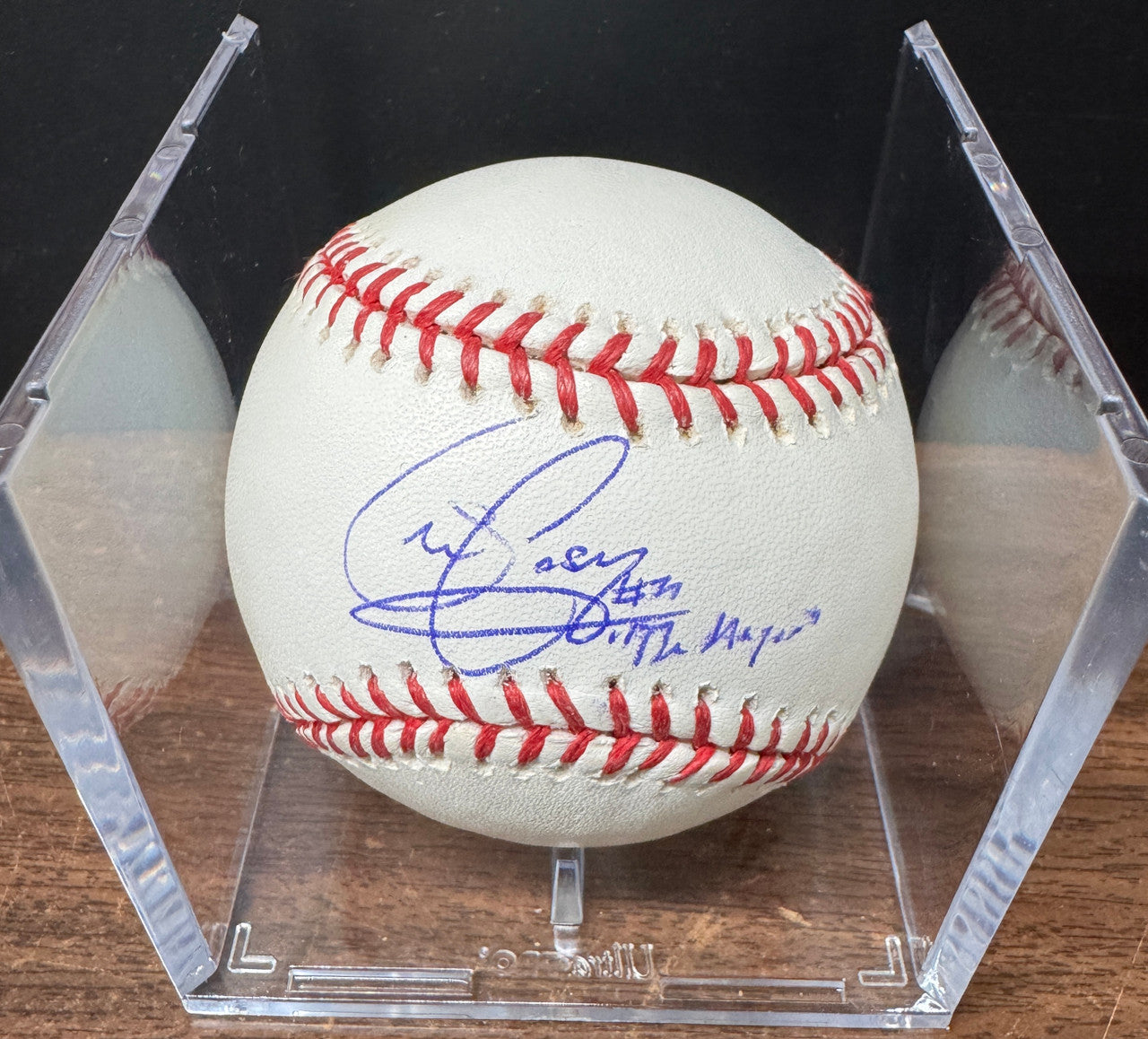 Sean Casey Signed Autographed Inscribed "The Mayor" Rawlings OML Baseball JSA