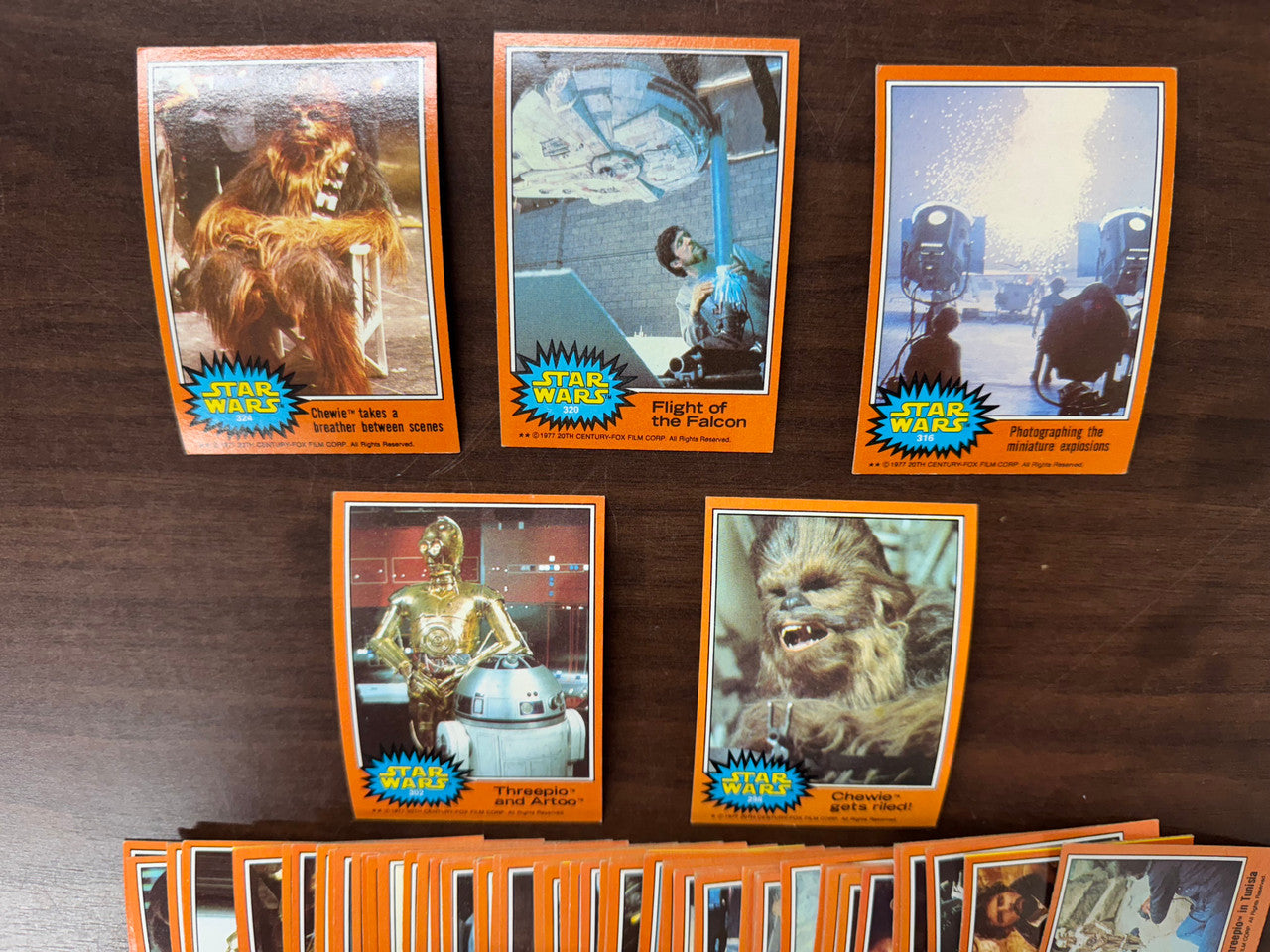 1977 Topps Star Wars Series 5 Complete Set (66) No Stickers VG-EX