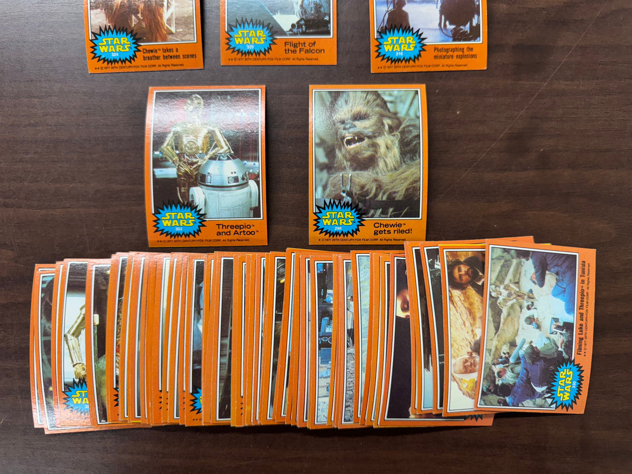 1977 Topps Star Wars Series 5 Complete Set (66) No Stickers VG-EX