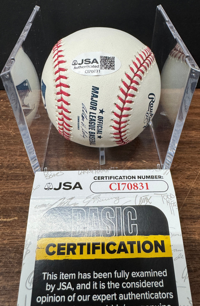 Sean Casey Signed Autographed Inscribed "The Mayor" Rawlings OML Baseball JSA