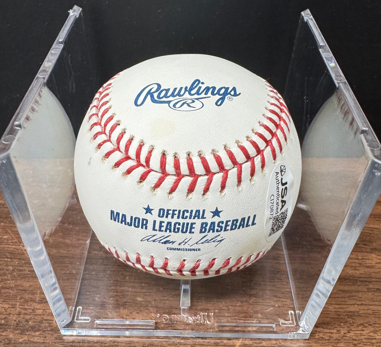 Evan Longoria Signed Autographed Rawlings OML Baseball JSA *872