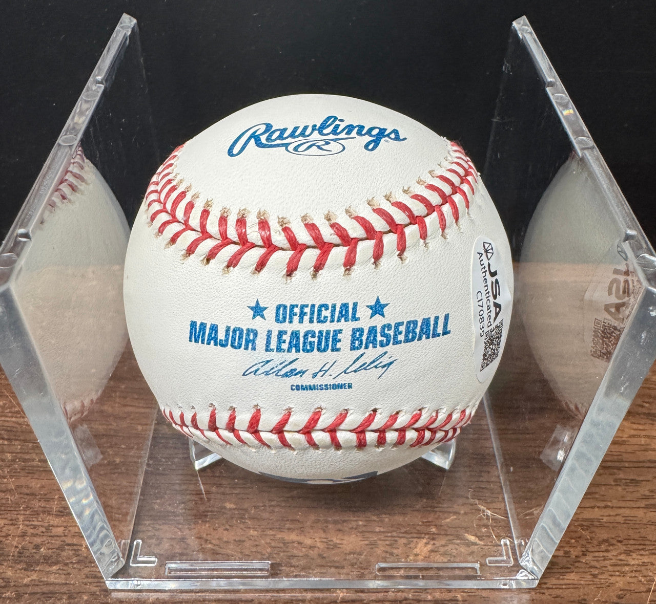 Kevin Youkilis Signed Autographed Rawlings OML Baseball JSA *839
